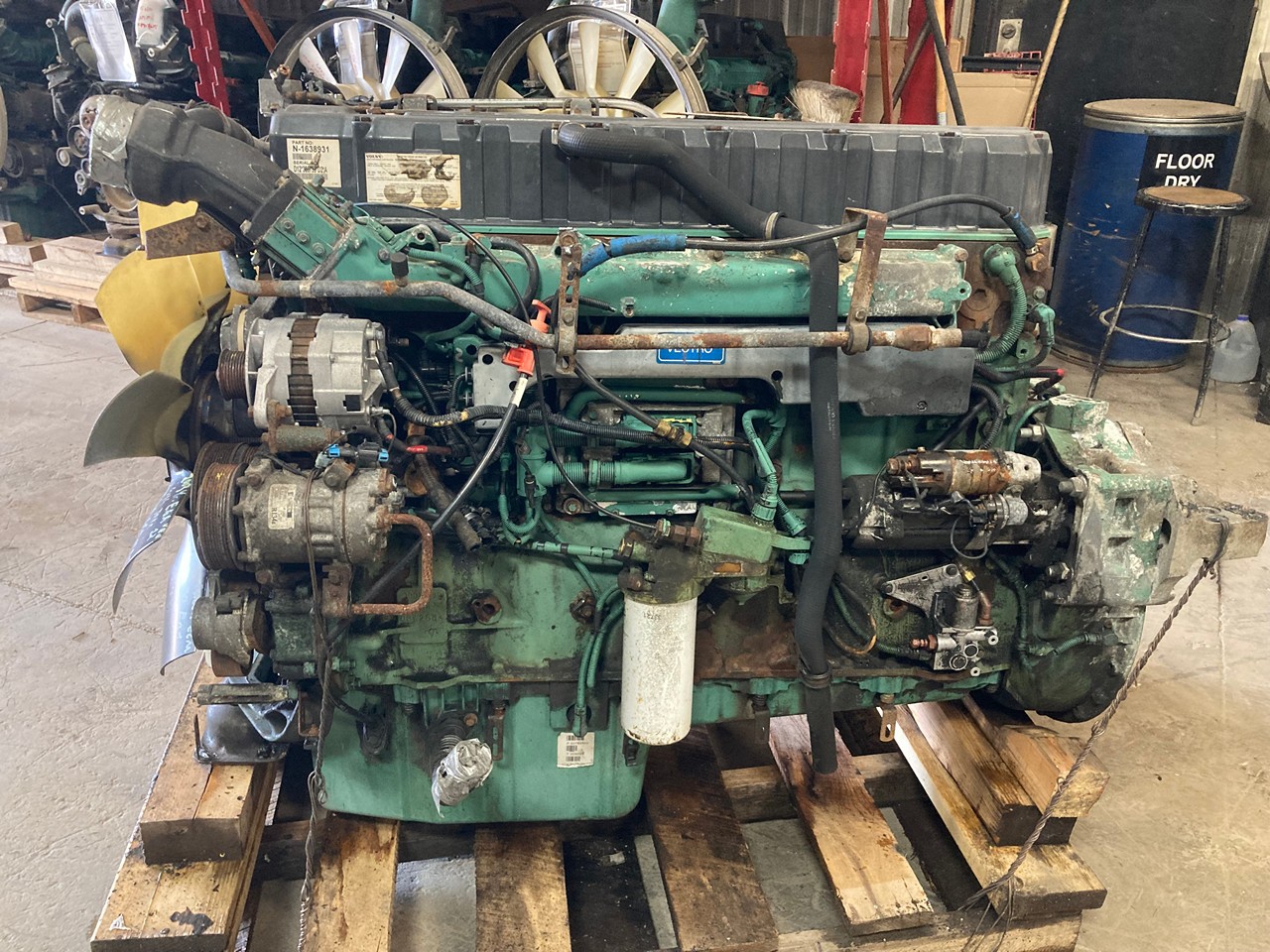 2003 Volvo VED12D 465hp Diesel Engine w/EGR Emissions